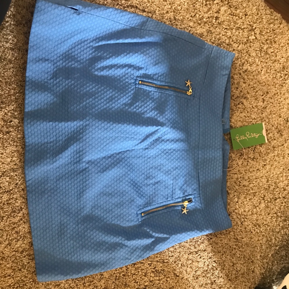 Lilly pulitzer blue skirt/ skort